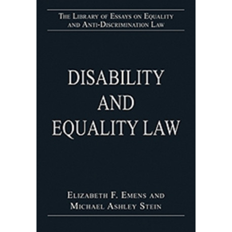 Disability and Equality Law