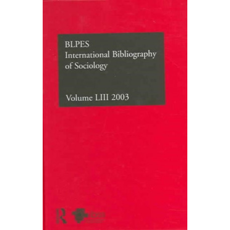 IBSS: Sociology: 2003 Vol.53
