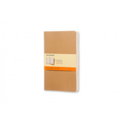 Moleskine Ruled Cahier L - Kraft Cover (3 Set)