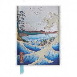 Hiroshige: Sea at Satta (Foiled Journal)