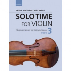 Solo Time for Violin Book 3: 16 concert pieces for violin and piano