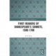 First Readers of Shakespeare’s Sonnets, 1590-1790