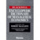 The Blackwell Encyclopedic Dictionary of Managerial Economics