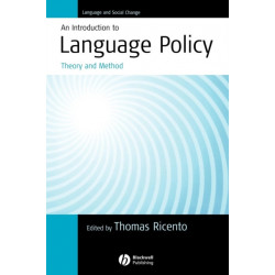 An Introduction to Language Policy: Theory and Method