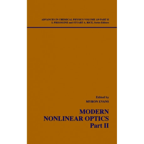 Modern Nonlinear Optics, Volume 119, Part 2