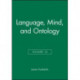 Language, Mind, and Ontology, Volume 12