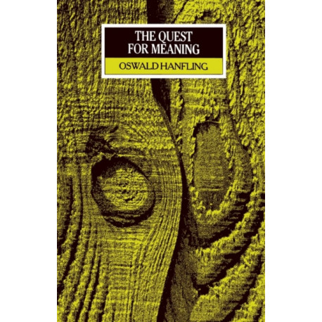 The Quest for Meaning