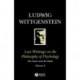 Last Writings on the Philosophy of Psychology: The Inner and the Outer, 1949 - 1951, Volume 2