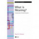 What is Meaning?: Fundamentals of Formal Semantics