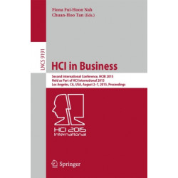 HCI in Business: Second International Conference, HCIB 2015, Held as Part of HCI International 2015, Los Angeles, CA, USA, August 2-7, 2015, Proceedings