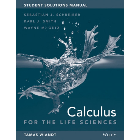 Calculus for Life Sciences, 1e Student Solutions Manual