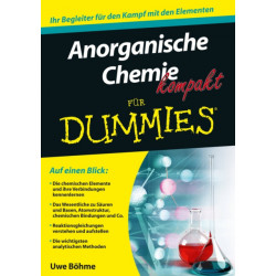 Anorganische Chemie kompakt fur Dummies