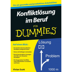 Konfliktlosung im Beruf fur Dummies
