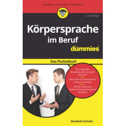 Korpersprache im Beruf fur Dummies Das Pocketbuch