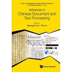Advances In Chinese Document And Text Processing