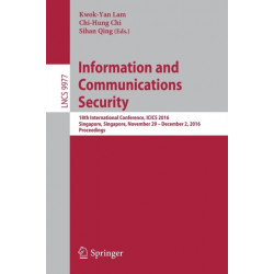 Information and Communications Security: 18th International Conference, ICICS 2016, Singapore, Singapore, November 29 – December 2, 2016, Proceedings