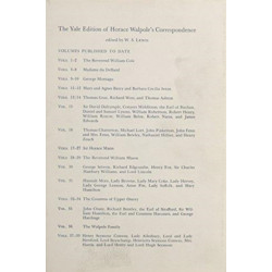The Yale Editions of Horace Walpole's Correspondence, Volume 17: With Sir Horace Mann, I