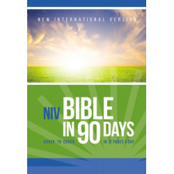 The NIV Bible in 90 Days: Cover to Cover in 12 Pages a Day