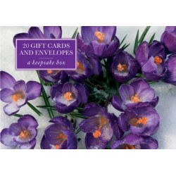 Tin Box of 20 Gift Cards and Envelopes: Crocus