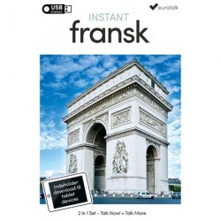 Fransk begynder- og parlørkursus USB & download