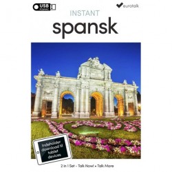 Spansk begynder- og parlørkursus USB & download