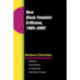 New Black Feminist Criticism, 1985-2000