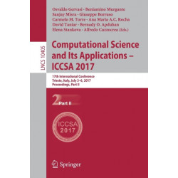 Computational Science and Its Applications – ICCSA 2017: 17th International Conference, Trieste, Italy, July 3-6, 2017, Proceedings, Part II