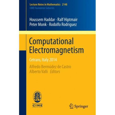 Computational Electromagnetism: Cetraro, Italy 2014
