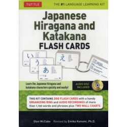 Japanese Hiragana and Katakana Flash Cards Kit: Learn the Two Japanese Alphabets Quickly & Easily with this Japanese Flash Cards Kit (Online Audio Included)