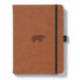Dingbats A5+ Wildlife Brown Bear Notebook - Lined