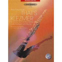 That's Klezmer for clarinet(s) & piano