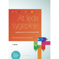 At lede sygepleje: Sygeplejerskens virksomhedsområde