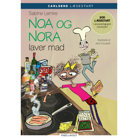 Carlsens læsestart - Noa og Nora laver mad