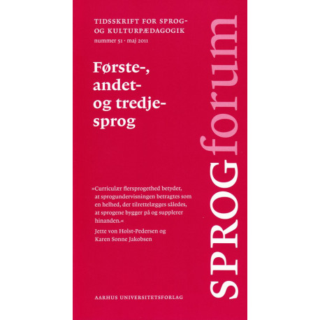 Første-, andet- og tredjesprog