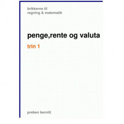 penge, rente og valuta trin 1, brikkerne til regning & matematik