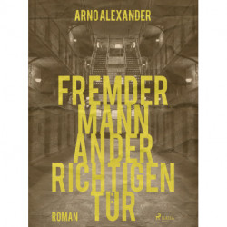 Fremder Mann an der richtigen Tür