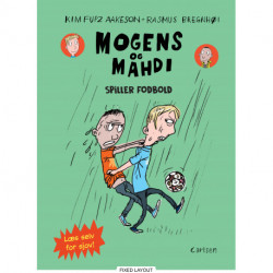 Mogens og Mahdi spiller fodbold