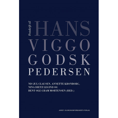 Festskrift til Hans Viggo Godsk Pedersen: Festskrift Hans Viggo Godsk