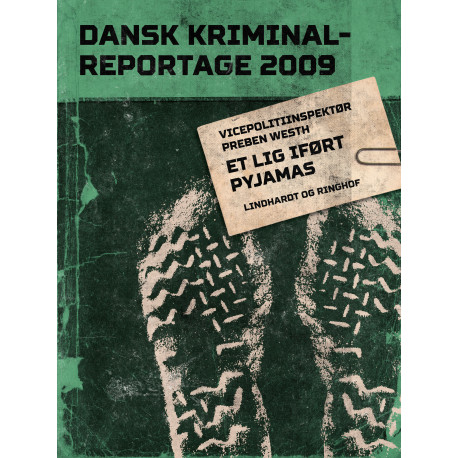 Et lig iført pyjamas