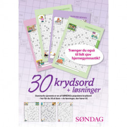 Danmarks sjoveste - 30 krydsord + løsninger