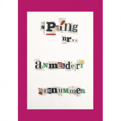 Tidsskriftet Spring nr. 33 - Anmelderi