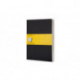 Moleskine Squared Cahier Xl - Black Cover (3 Set)