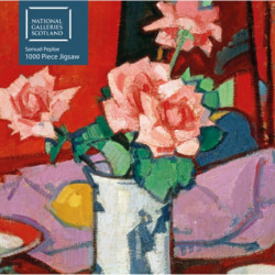 Adult Jigsaw Puzzle National Galleries Scotland - Samuel Peploe: Pink Roses, Chinese Vase: 1000-Piece Jigsaw Puzzles