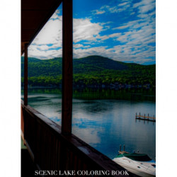 Scenic Lake template Coloring Book sir Michael limited edition: lake george New York coloring book