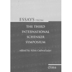 Essays from the Third International Schenker Symposium