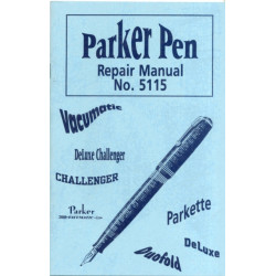 Parker Pen Repair Manual No. 5115