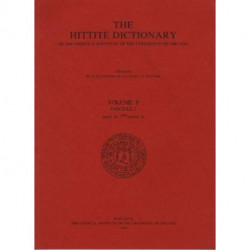 Hittite Dictionary of the Oriental Institute of the University of Chicago Volume P, fascicle 2 (para- to pattar)
