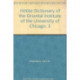 Hittite Dictionary of the Oriental Institute of the University of Chicago Volume L-N, fascicle 2 (-ma to miyahuwant-)