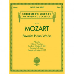 Mozart - Favorite Piano Works: Schirmer'S Library of Musical Classics Vol. 2101