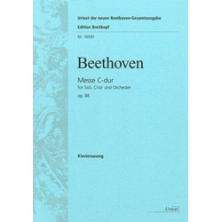 MASS IN C MAJOR OP86 URTEXT BASED ON THE